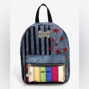 DC Comics Birds of Prey Harley Quinn Mini- Backpack-Like New from Hot Topic